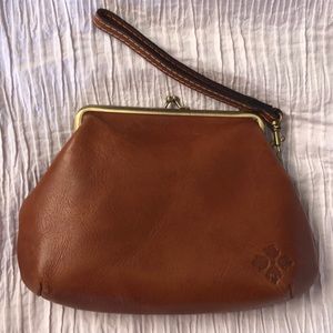 Patricia Nash leather clutch